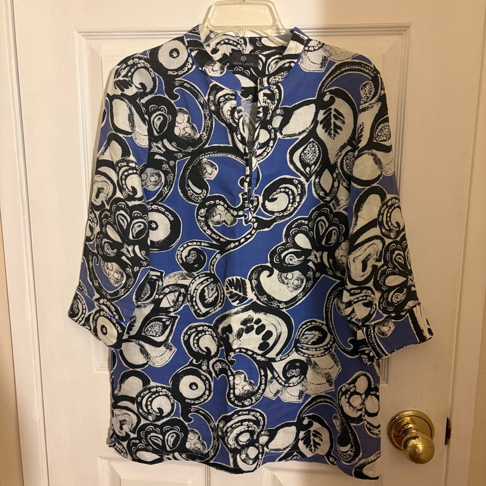 RENA LANGE multicolored linen tunic